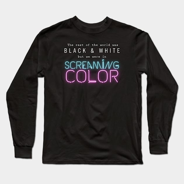 Scream In Color Long Sleeve T-Shirt by fashionsforfans